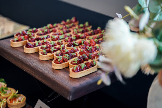 One-bite tarts that guests circle back for without even thinking.
