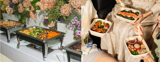 Buffet vs meal box catering 